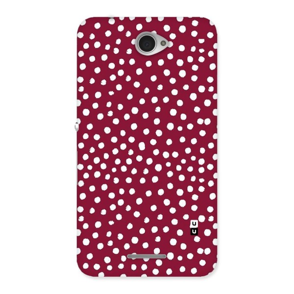 Best Dots Pattern Back Case for Sony Xperia E4