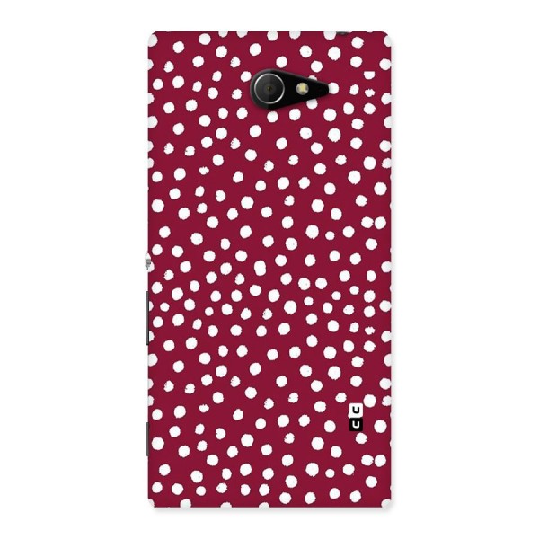 Best Dots Pattern Back Case for Sony Xperia M2