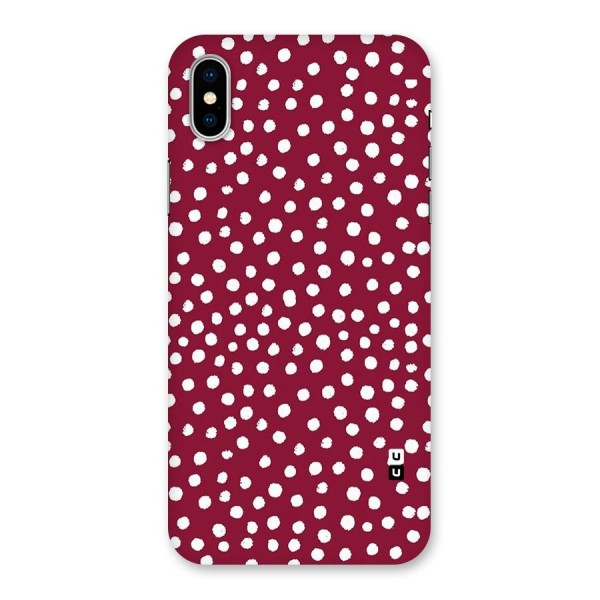 Best Dots Pattern Back Case for iPhone X
