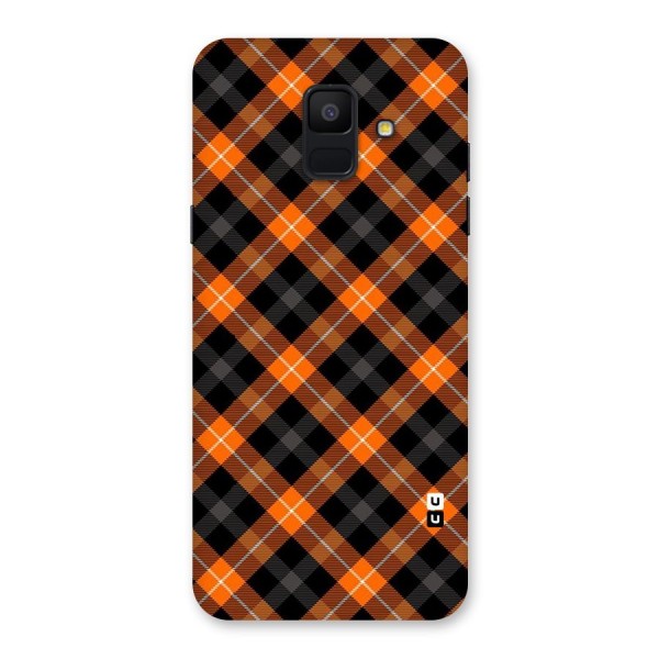 Best Textile Pattern Back Case for Galaxy A6 (2018)