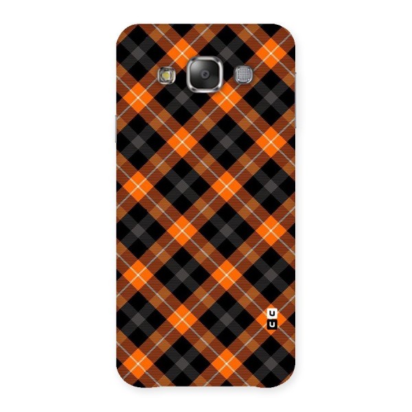 Best Textile Pattern Back Case for Galaxy E7