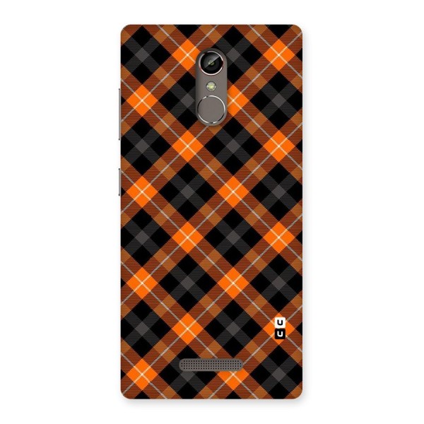 Best Textile Pattern Back Case for Gionee S6s