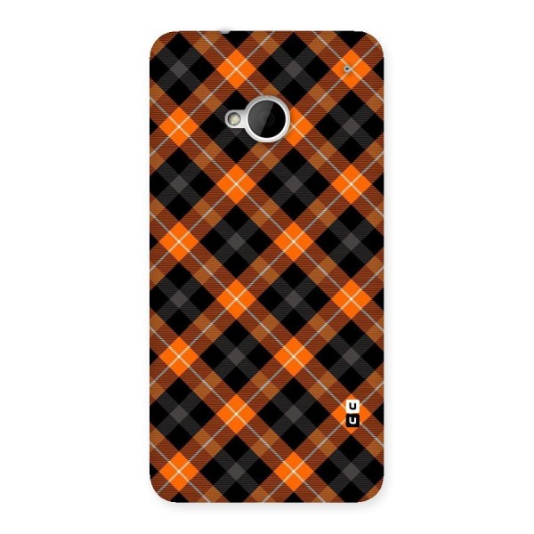 Best Textile Pattern Back Case for HTC One M7