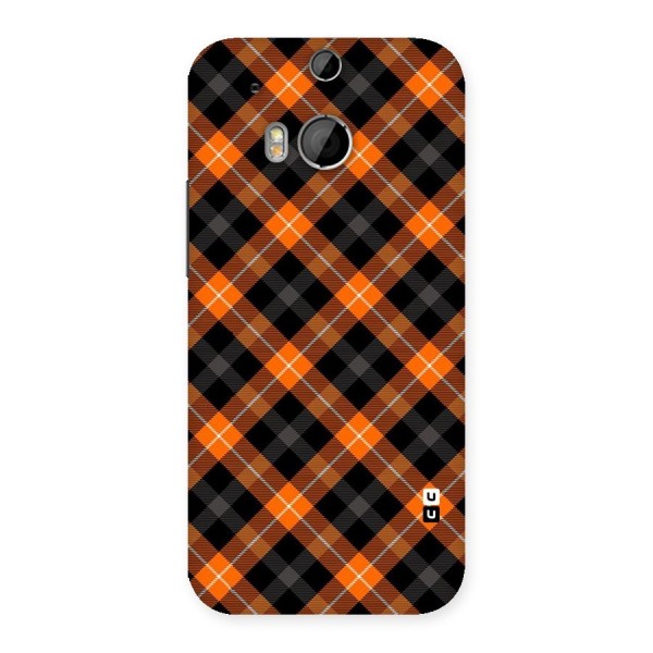 Best Textile Pattern Back Case for HTC One M8