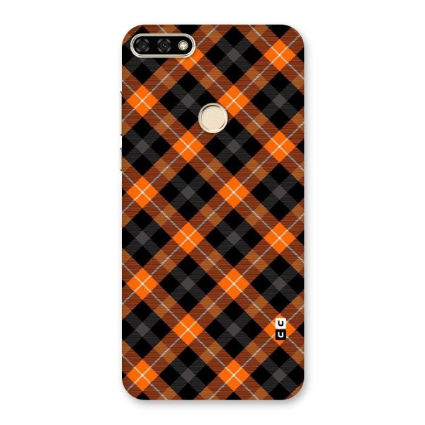 Best Textile Pattern Back Case for Honor 7A