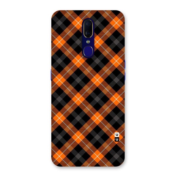 Best Textile Pattern Back Case for Oppo A9