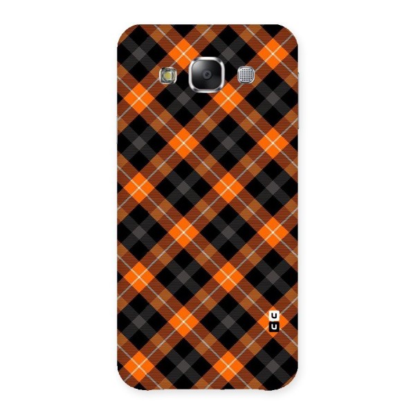 Best Textile Pattern Back Case for Samsung Galaxy E5