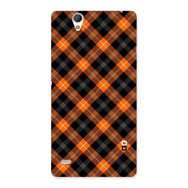 Best Textile Pattern Back Case for Sony Xperia C4