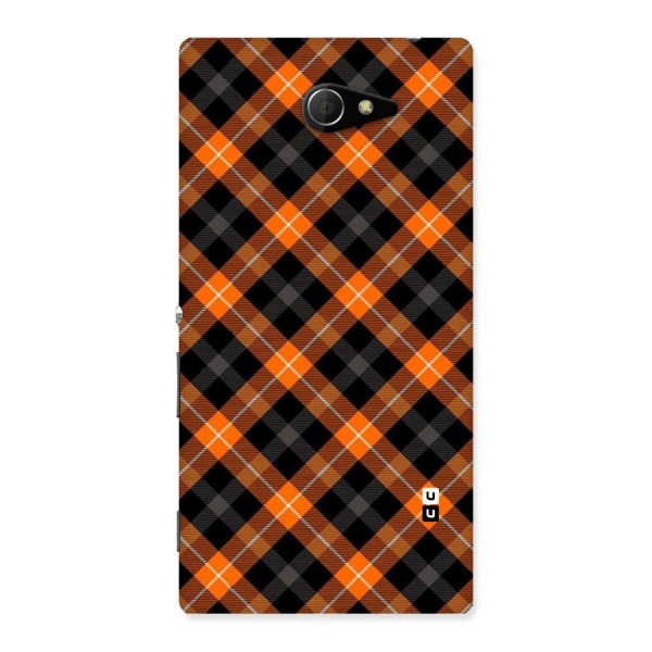 Best Textile Pattern Back Case for Sony Xperia M2