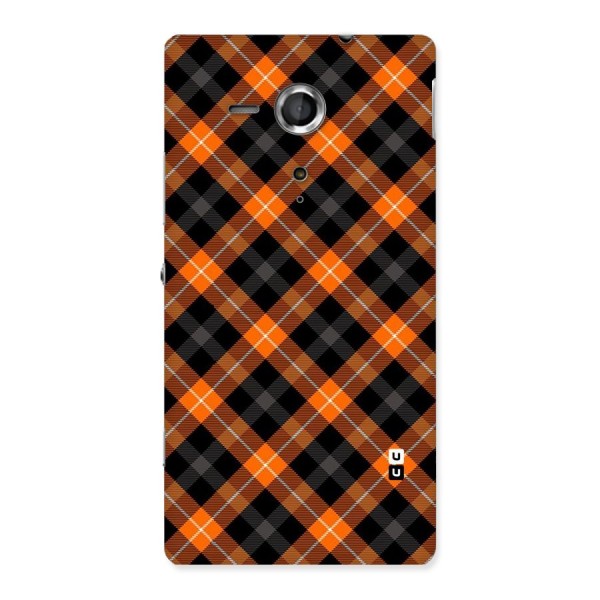 Best Textile Pattern Back Case for Sony Xperia SP