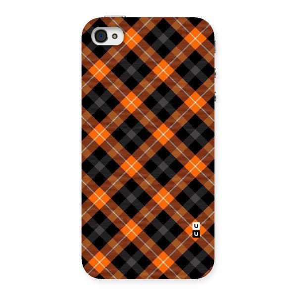 Best Textile Pattern Back Case for iPhone 4 4s