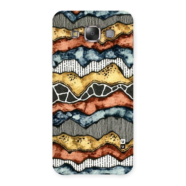 Best Texture Pattern Back Case for Galaxy E7
