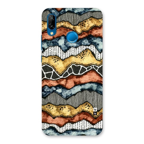 Best Texture Pattern Back Case for Huawei P20 Lite