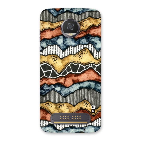 Best Texture Pattern Back Case for Moto Z2 Play