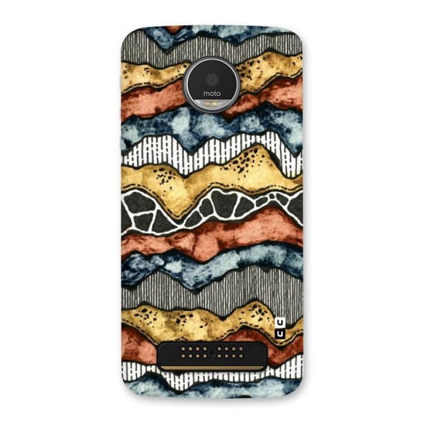 Best Texture Pattern Back Case for Moto Z Play