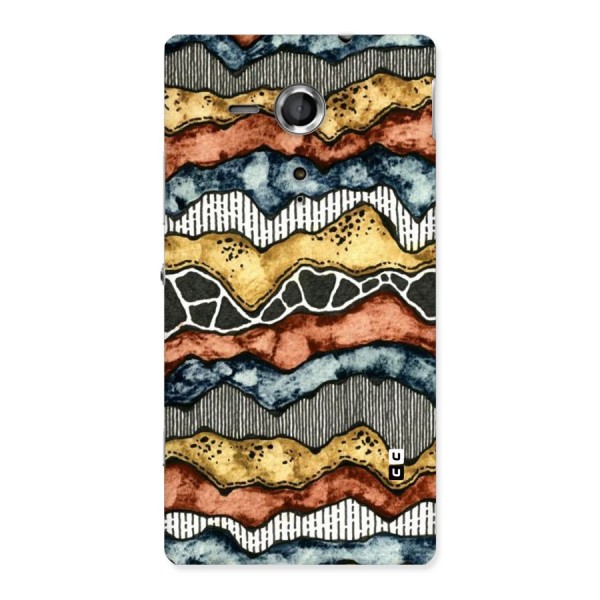 Best Texture Pattern Back Case for Sony Xperia SP