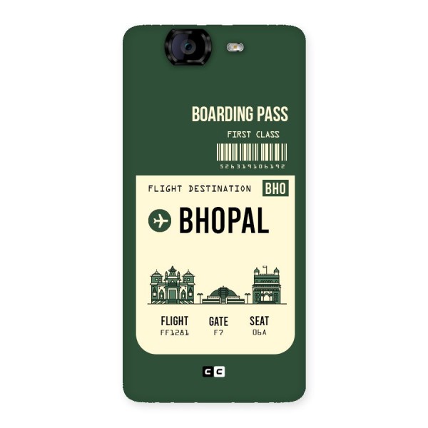 Bhopal Boarding Pass Back Case for Canvas Knight A350