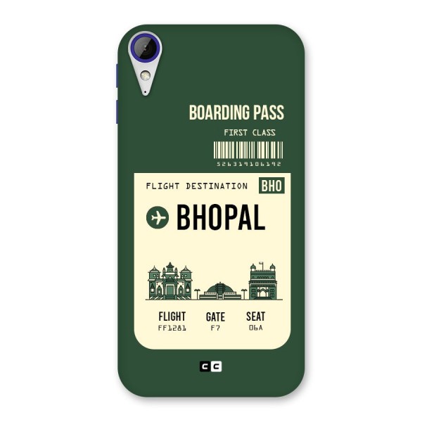 Bhopal Boarding Pass Back Case for Desire 830