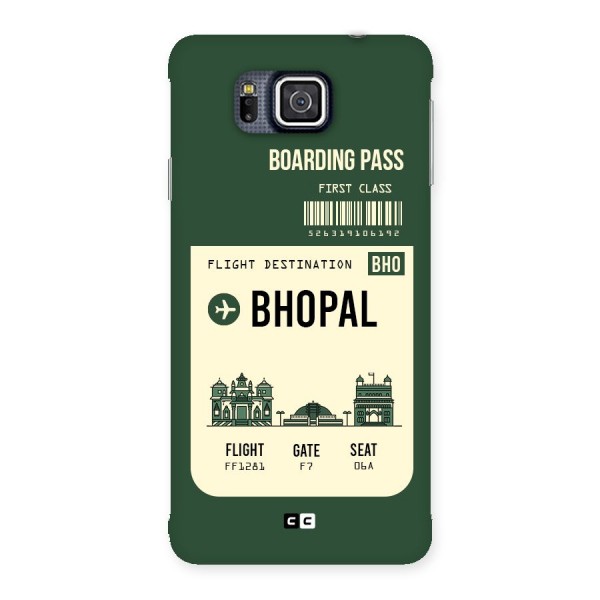 Bhopal Boarding Pass Back Case for Galaxy Alpha