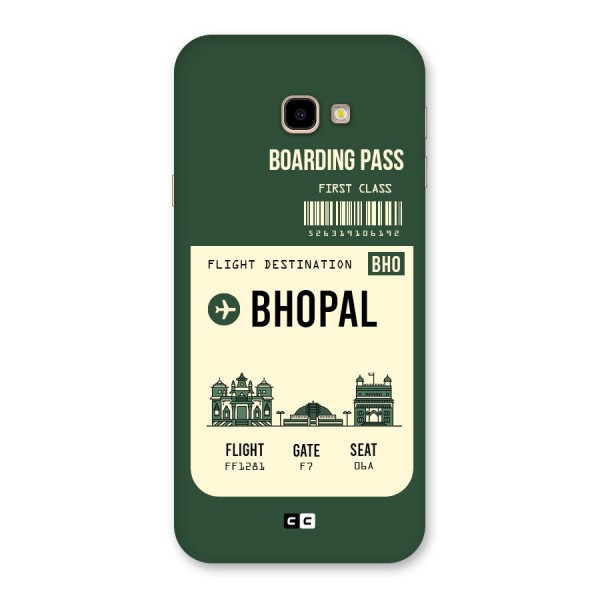 Bhopal Boarding Pass Back Case for Galaxy J4 Plus