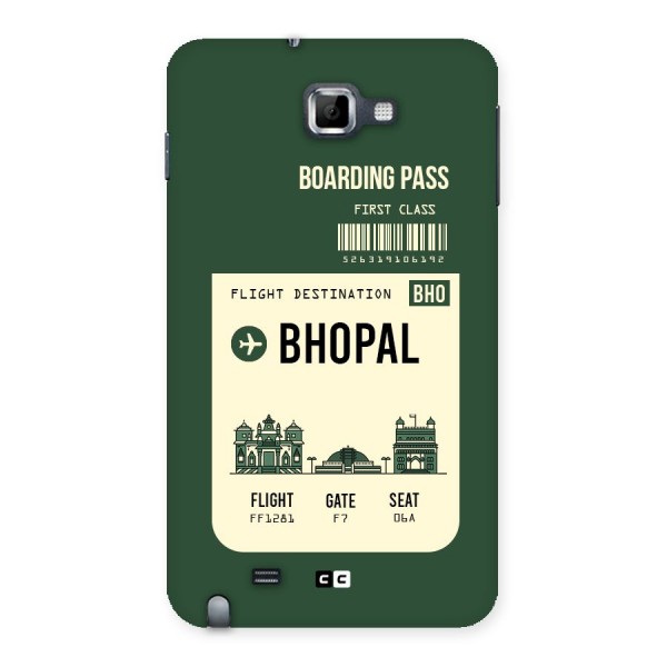 Bhopal Boarding Pass Back Case for Galaxy Note