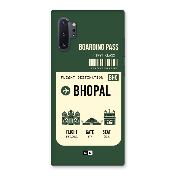 Bhopal Boarding Pass Back Case for Galaxy Note 10 Plus