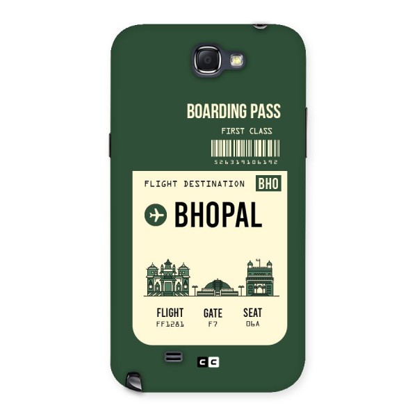 Bhopal Boarding Pass Back Case for Galaxy Note 2