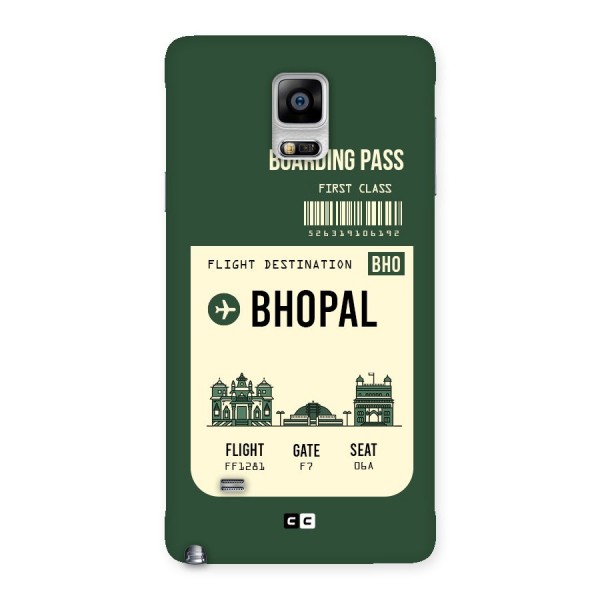 Bhopal Boarding Pass Back Case for Galaxy Note 4