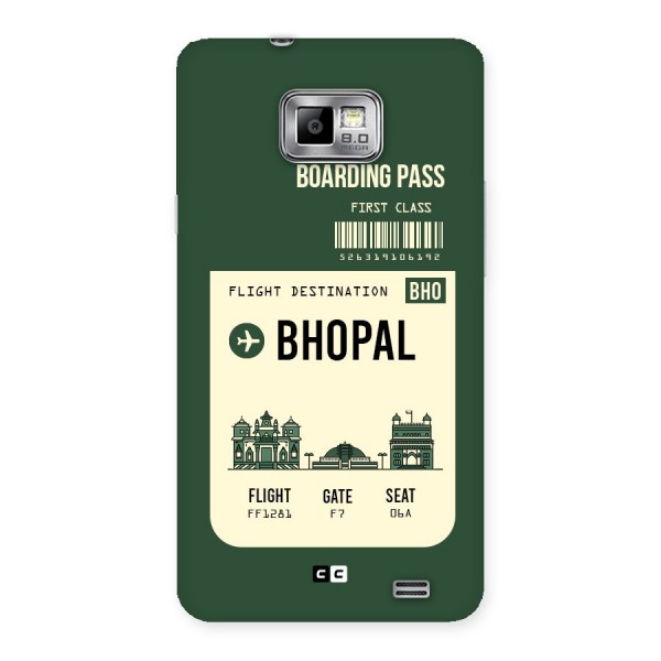 Bhopal Boarding Pass Back Case for Galaxy S2