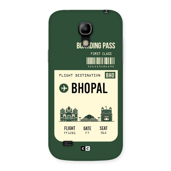 Bhopal Boarding Pass Back Case for Galaxy S4 Mini