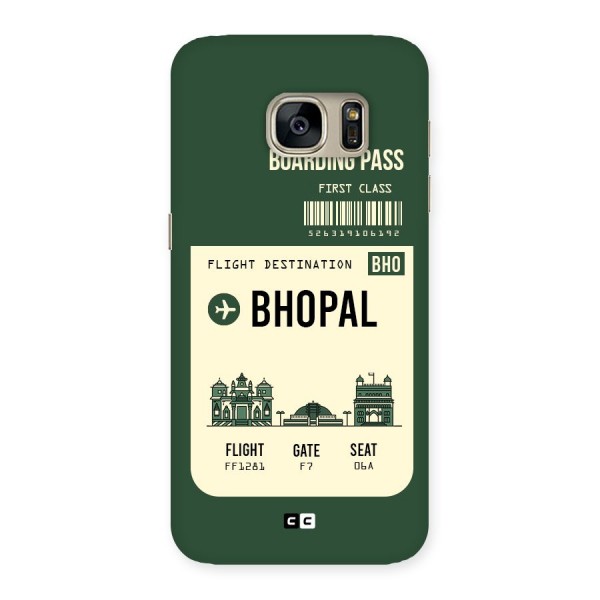 Bhopal Boarding Pass Back Case for Galaxy S7