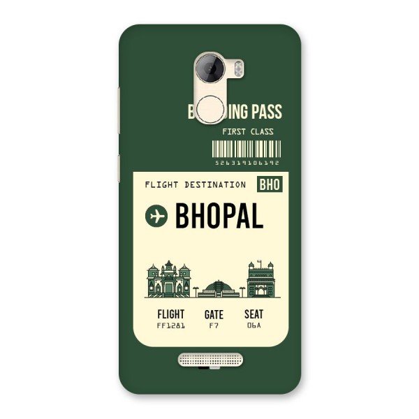 Bhopal Boarding Pass Back Case for Gionee A1 LIte