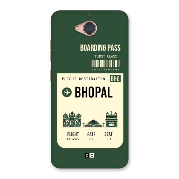Bhopal Boarding Pass Back Case for Gionee S6 Pro