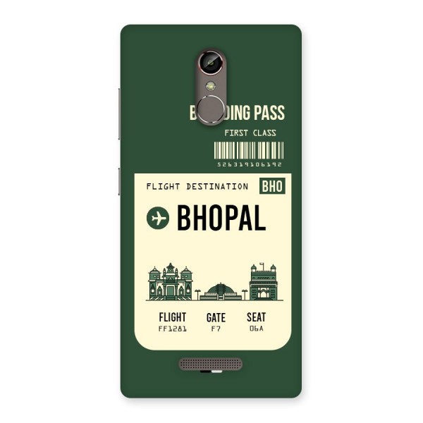 Bhopal Boarding Pass Back Case for Gionee S6s