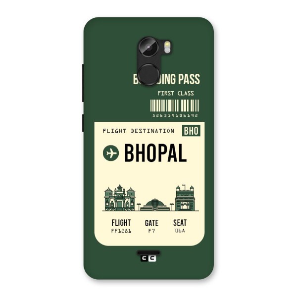 Bhopal Boarding Pass Back Case for Gionee X1