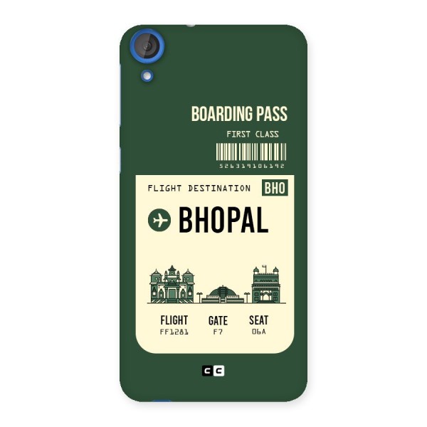 Bhopal Boarding Pass Back Case for HTC Desire 820s