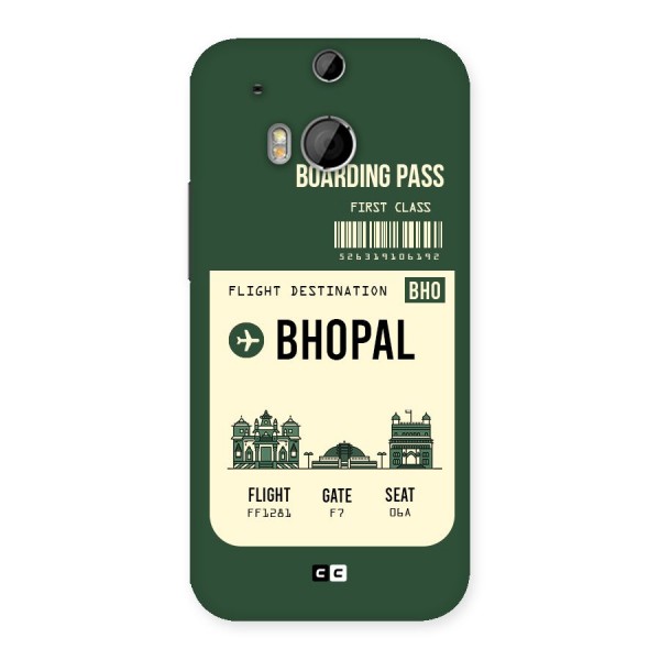 Bhopal Boarding Pass Back Case for HTC One M8
