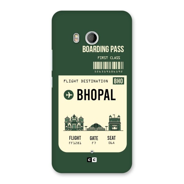 Bhopal Boarding Pass Back Case for HTC U11