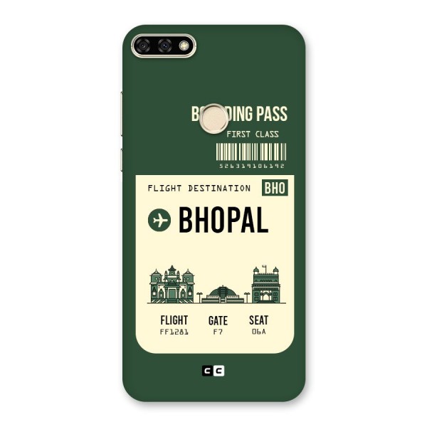 Bhopal Boarding Pass Back Case for Honor 7A