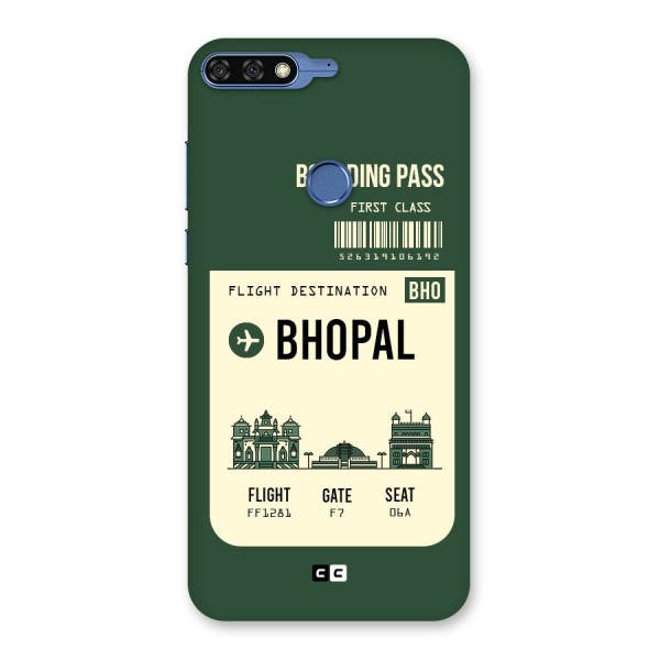 Bhopal Boarding Pass Back Case for Honor 7C