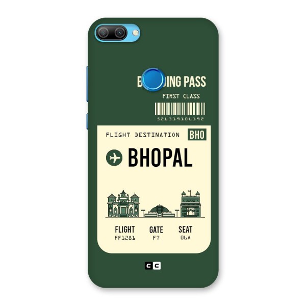 Bhopal Boarding Pass Back Case for Honor 9N