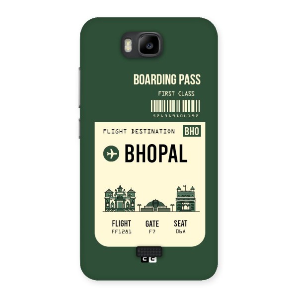Bhopal Boarding Pass Back Case for Honor Bee