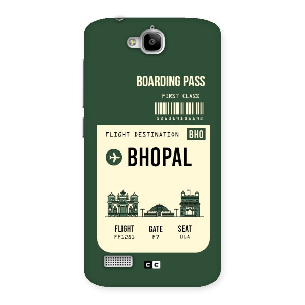 Bhopal Boarding Pass Back Case for Honor Holly