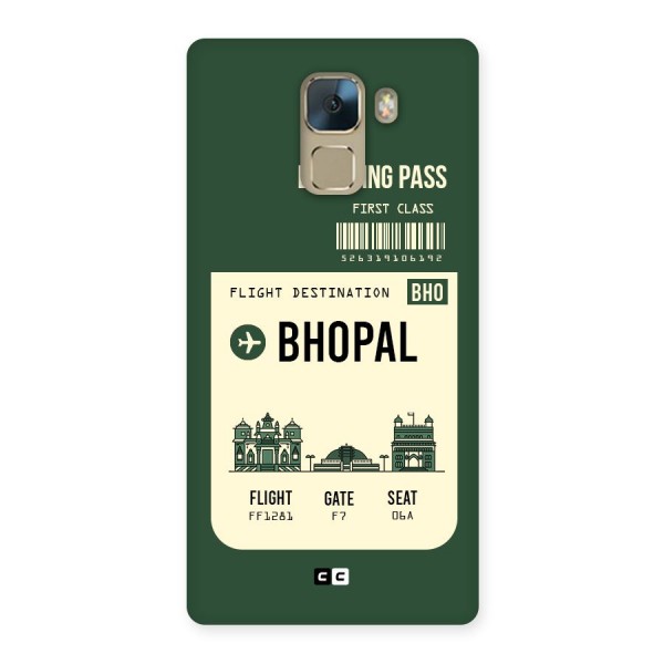 Bhopal Boarding Pass Back Case for Huawei Honor 7