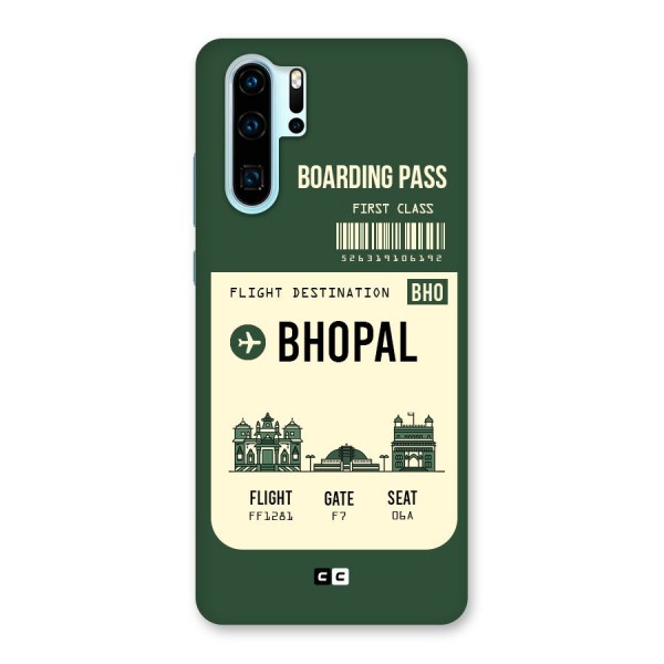 Bhopal Boarding Pass Back Case for Huawei P30 Pro