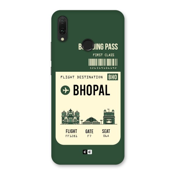Bhopal Boarding Pass Back Case for Huawei Y9 (2019)