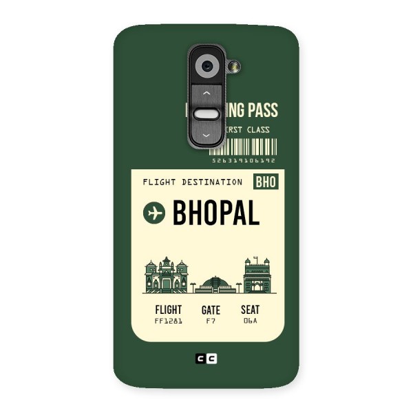 Bhopal Boarding Pass Back Case for LG G2