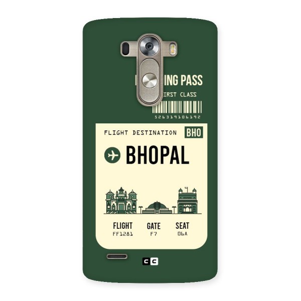 Bhopal Boarding Pass Back Case for LG G3