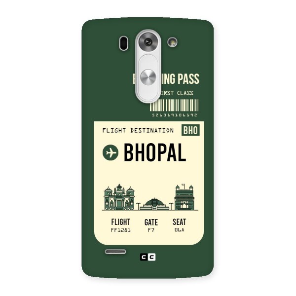 Bhopal Boarding Pass Back Case for LG G3 Mini
