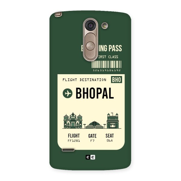Bhopal Boarding Pass Back Case for LG G3 Stylus
